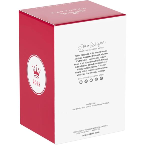 NEW IN BOX Holiday Hallmark Keepsake Christmas Ornament 2025 Father Christmas - Picture 5 of 5